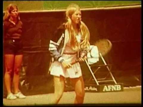 Chris Evert wins the 1980 US Claycourt Championships; Jaeger, Goolagong