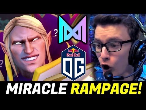 MIRACLE Rampage vs MIDONE Invoker — NIGMA vs OG Gamers Without Borders 2020 Dota 2
