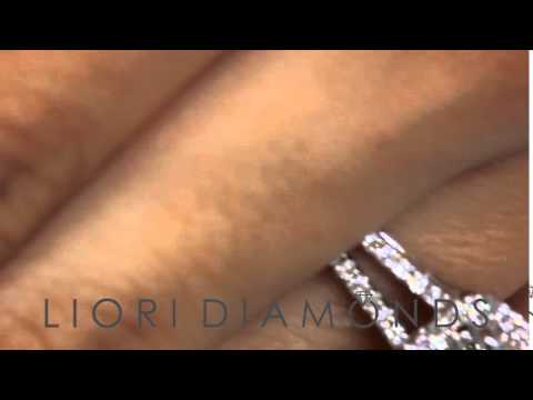 ER-1065 - 2.40 Carat G-SI1 Cushion Cut Diamond Engagement Ring 18k Pave Halo Vintage Style