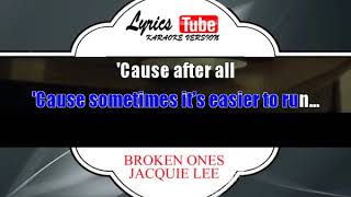 JACQUIE LEE - BROKEN ONES | Official karaoke musik video
