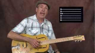 Learn Delta Acoustic Blues Lonnie Johnson inspired open D tuned Got The Blues for Murder Only style