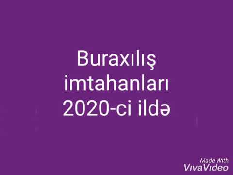 Buraxılış imtahanları 2020-ci ildə