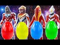 奧特曼發光人偶拼裝玩具扭蛋 Ultraman Surprise Egg Toys Ultraman Mainan 超人力霸王�