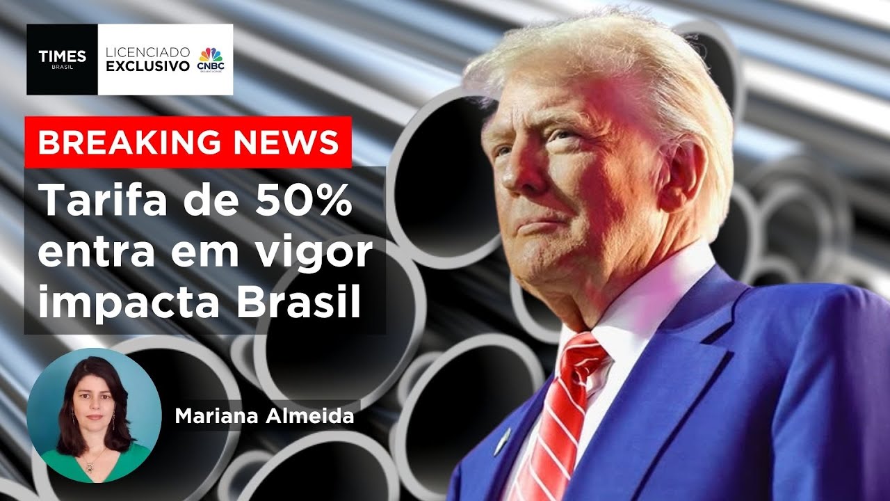BREAKING NEWS: Trump dobra tarifa do aço e pressiona Brasil, Canadá e Europa