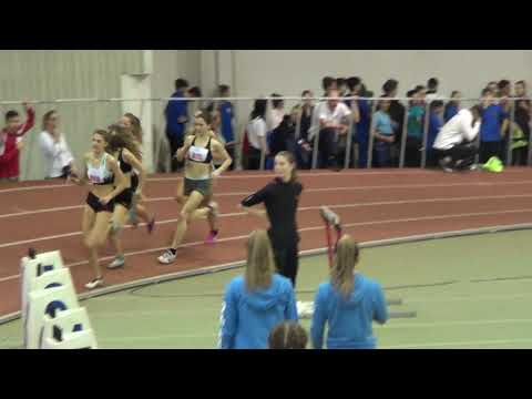 2020.03.01. Fedett OB ifjúsági leány 800m 2.  futam