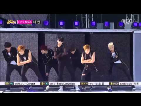 [Live HD 1080p] 140906 BTS - Danger @ Music Core