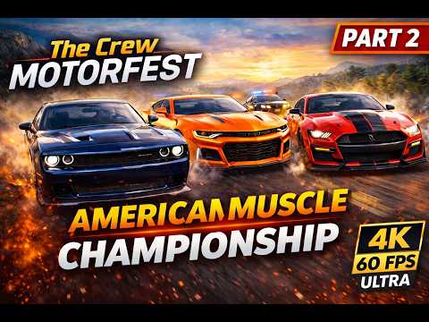 The Crew Motorfest Gameplay Part 2 – American Muscle Playlist (PC 4K 60FPS Ultra) No Commentary