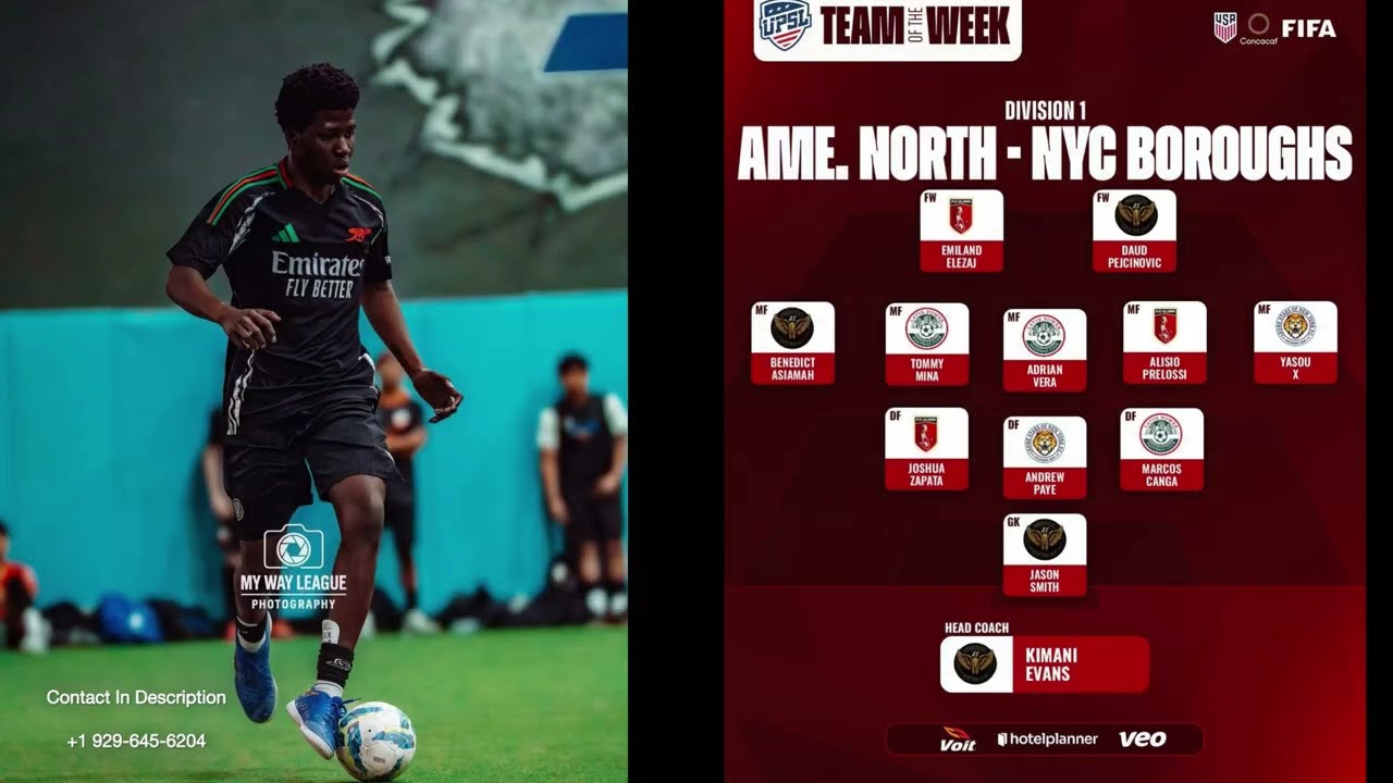 Benedict Asiamah - UPSL Hạng 1 Team of The Week Highlights