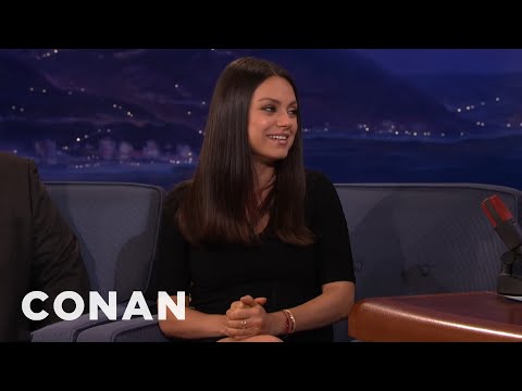 ミラ・クニスの赤ちゃんワイアットは超ボッシー - CONAN on TBS (Mila Kunis’ Baby Wyatt Is Super Bossy - CONAN on TBS)