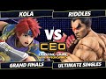 CEO 2024 GRAND FINALS Kola Roy Vs Riddles Kazuya Smash Ultimate SSBU