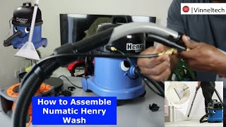 How to Assemble Numatic Henry Wash HVW 370-2 Cylinder Carpet Cleaner