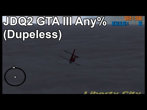 #JDQ2 GTA III Any% (Dupeless) Speedrun
