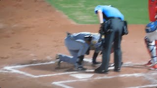 【またも広島から】前川右京 本日2死球で負傷交代 ブーイングが止まらないレフトスタンド