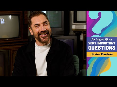 Javier Bardem talks playing villains and the hardest thing... singing Very Important Questions