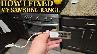 I fixed my Samsung range/oven myself and you can too