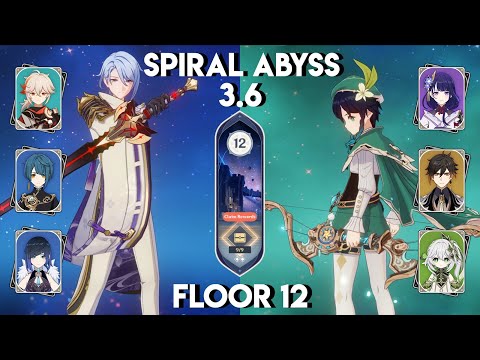 Mono Hydro Ayato x Four Archons - New 3.6 Spiral Abyss Floor 12