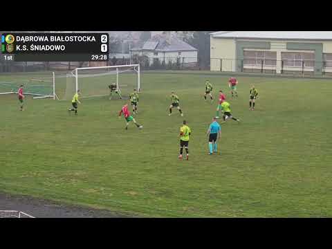 bramki DĄB DĄBROWA  BIAŁOSTOCKA - K.S. ŚNIADOWO