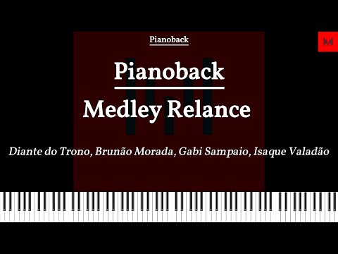 Medley Relance - Diante do Trono PLAYBACK PIANO Tom D LEGENDADO #playback #playbackgospel