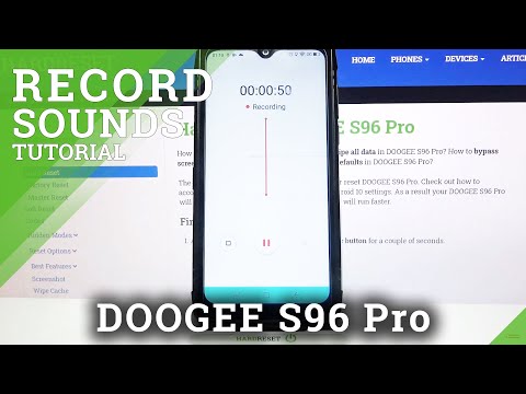How to Record Sounds in DOOGEE S96 Pro – Use Sound Recorder