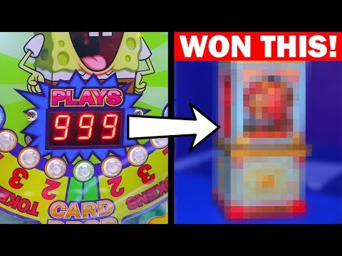 PLAYING 999 COINS IN A COIN PUSHER!!