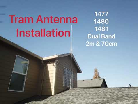 Under $200 Ham Radio Antenna Install (Tram 1477, 1480, 1481)