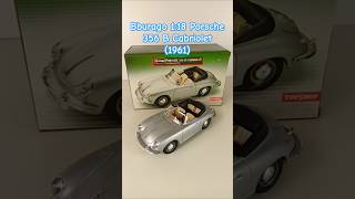 Kovový Model Bburago 1:18 - Porsche 356 B Cabriolet (1961) s Krabicí