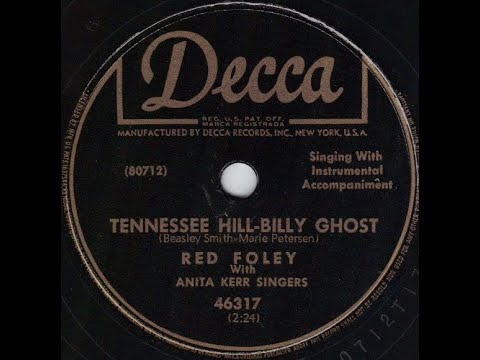 Red Foley "Tennessee Hill-billy Ghost" (March 12, 1951) Grady Martin on guitar = Decca 46317
