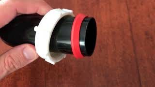 How a Slip Joint Nut works - Creates water tight Seal - Plumbing 101