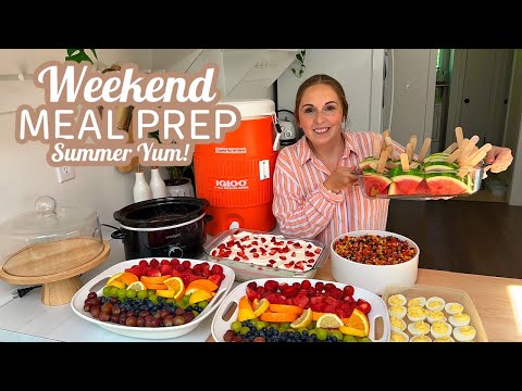 WEEKEND MEAL PREP BUDGET FRIENDLY RECIPES WEEKLY MEAL PLAN WHATS FOR DINNER LARGE FAMILY MEALS