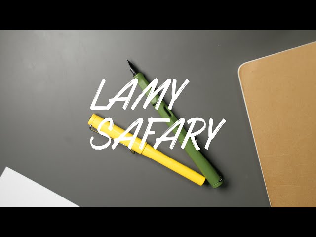 Vídeo relacionado con Lamy safari vista - Pluma estilográfica con empuñadura ergonómica y plumín de acero pulido en tamaño M - ideal para cualquier escritura y caligrafía - incluye cartucho T 10 azul - Diestro