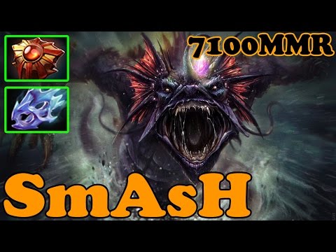 Dota 2 - SmAsH 7100 MMR Plays Slardar - Ranked Match Gameplay