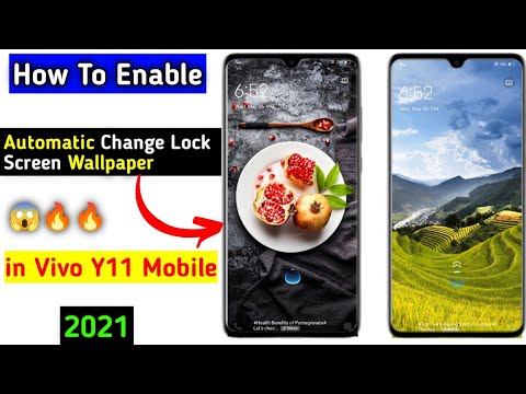 Lock screen wallpaper auto change vivo y11//automatic lock screen wallpaper change in all vivo 🔥🔥