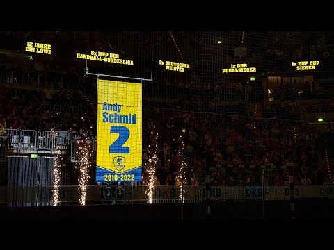 Danke Andy Schmid! - eine Löwen-Legende wird verabschiedet