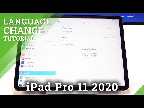 How to Change Language in iPad Pro 11 2020 – Language Settings