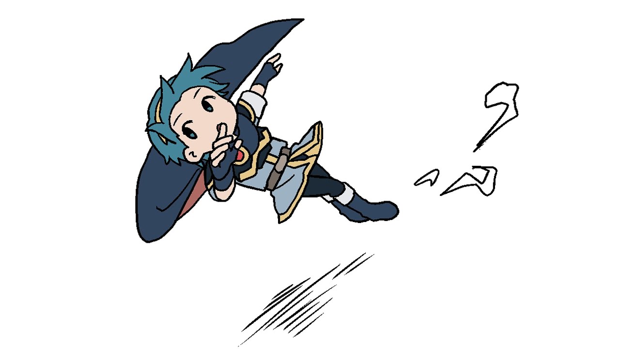 マルスが転がってみた【手描き】【スマブラ】