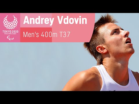 Andrey Vdovin Beats His Own World Record to Win Gold | Men's 400m T37 | Tokyo 2020 Paralympics