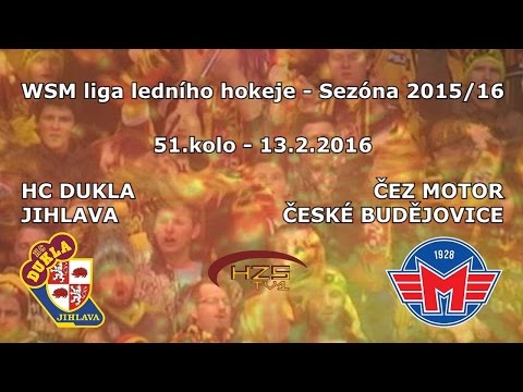 51. kolo (13.2.2016) HC Dukla Jihlava - ČEZ Motor České Budějovice