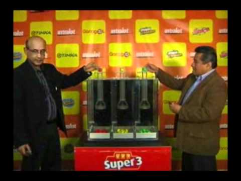 Sorteo Super 3 - Viernes 24 Septiembre del 2010