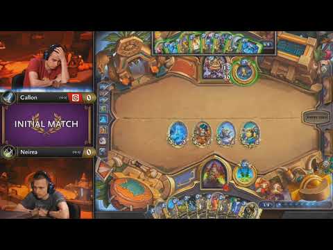 《爐石戰記》大師巡迴賽 - 拉斯維加斯站 第二天 8強賽 B組第一輪 | Gallon vs Neirea