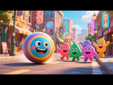 Shape Town 🏘️ | New Baby Songs 2025 | Fun & Educational Rhymes for Toddlers