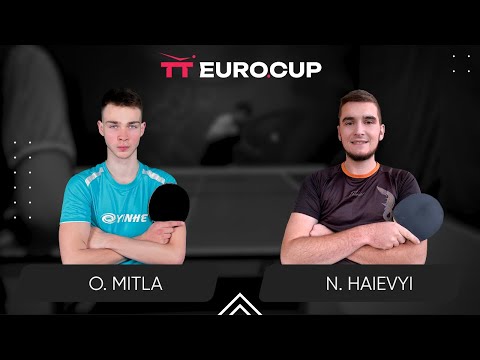 12:50 Oleksii Mitla  - Nazarii Haievyi 12.03.2024 TT Euro.Cup Ukraine Master. TABLE 4