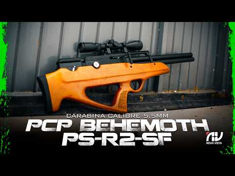 Leviathan Bullpup! PCP Behemoth PS-R2 SF Wood 5.5mm Nova Vista