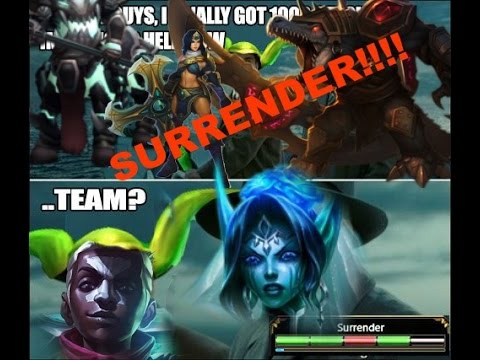 The Origins of The Surrendering Renekton - Full Game With Friends