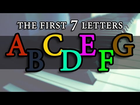 What is the musical alphabet?