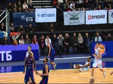 Tsmoki Minsk vs. CSKA Highlights. 17.10.2012