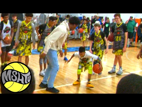 5th Grader 1 on 1 with Kyree Walker - WHO WON??? - Kainoa Marasco - EBC NorCal Camp
