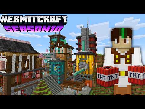74 TNT & Cyber Train! | Hermitcraft 10 | Ep.4