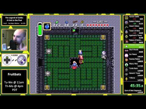 Link to the Past Speedrun [1:36:38] - Any%, no Major Glitches, no Save/Quit