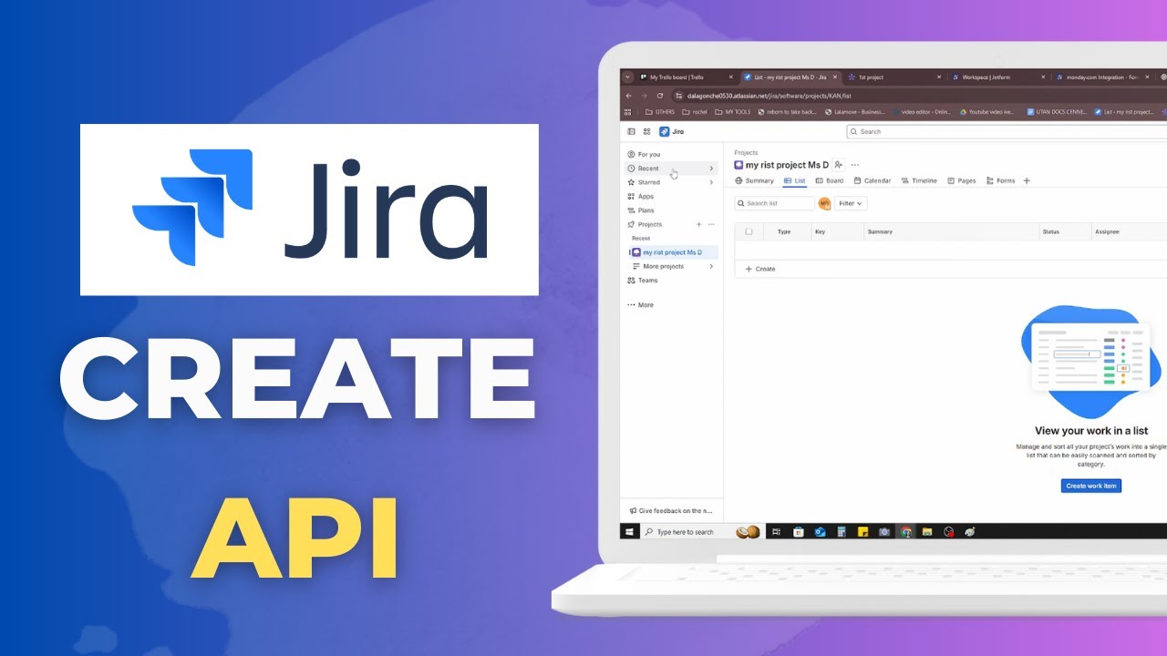 how to create and use an API token in Atlassian effectively