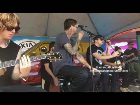 Of Mice & Men's first acoustic set. Warped Tour NY
